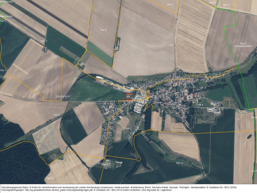 Ackerfläche bei Cochstedt - Bild