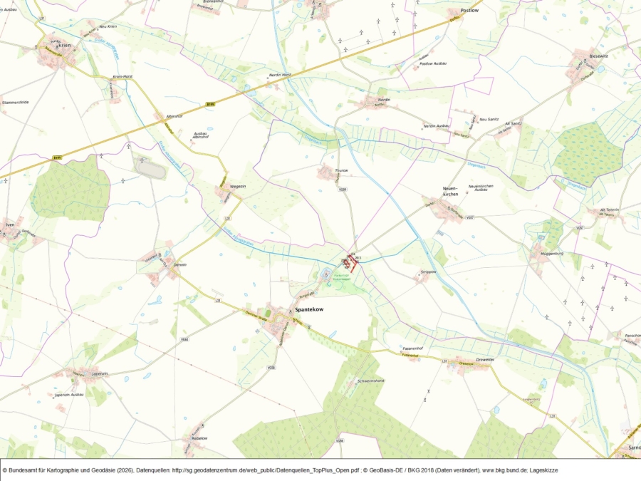 Flächen bei Spantekow II - Bild