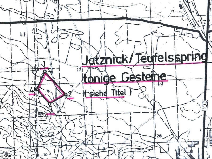Bergwerkseigentum Jatznick/Teufelsspring, Tonrohstoffe - Titelbild