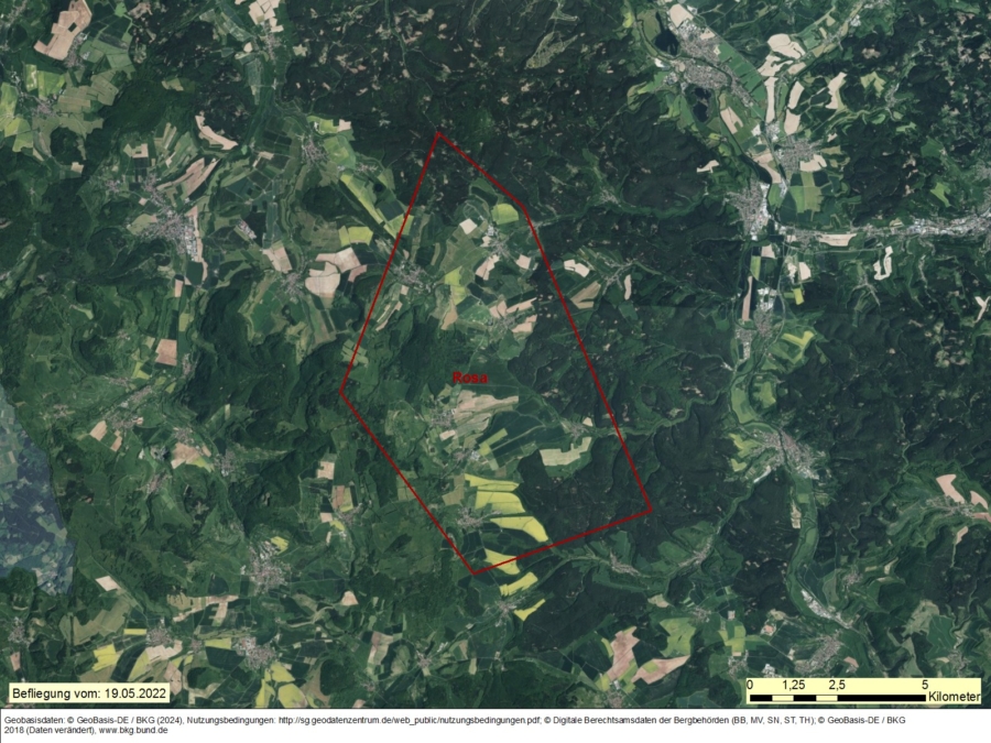 Bergwerkseigentum Rosa, Untergrundspeicherformation - Bild