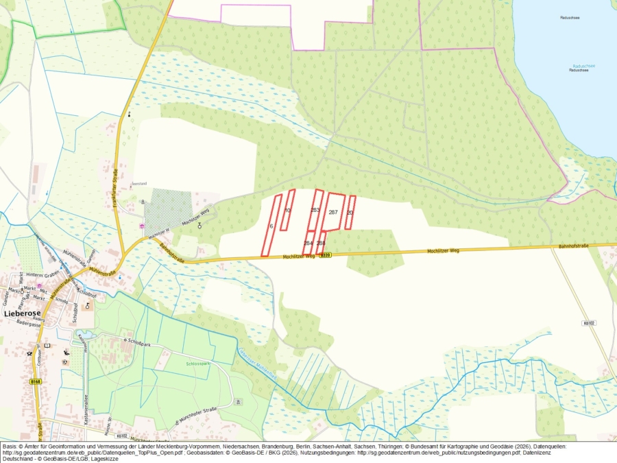 Ackerland östlich von Lieberose an Möchlitzer Weg(B320) LOS1 - Bild