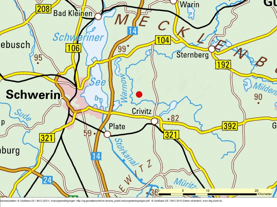 Bergwerkseigentum Basthorst, Kiese und Kiessande - Bild