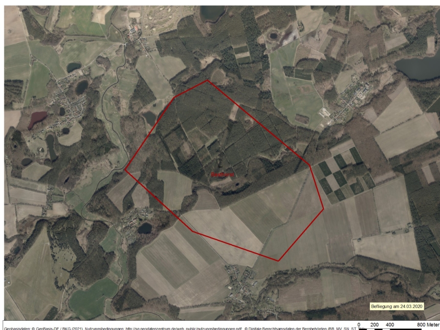 Bergwerkseigentum Basthorst, Kiese und Kiessande - Bild