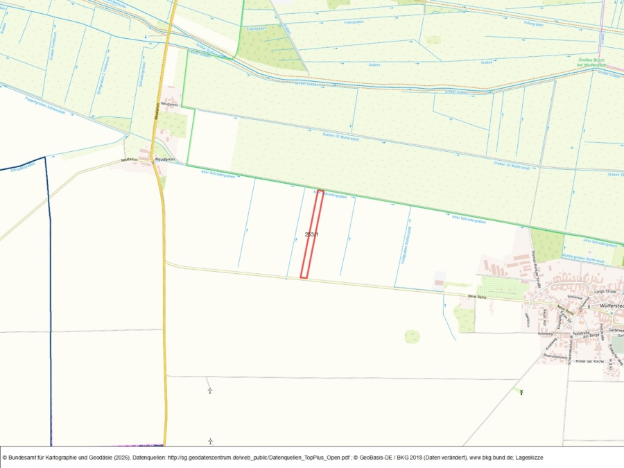 Acker bei Wulferstedt - Bild