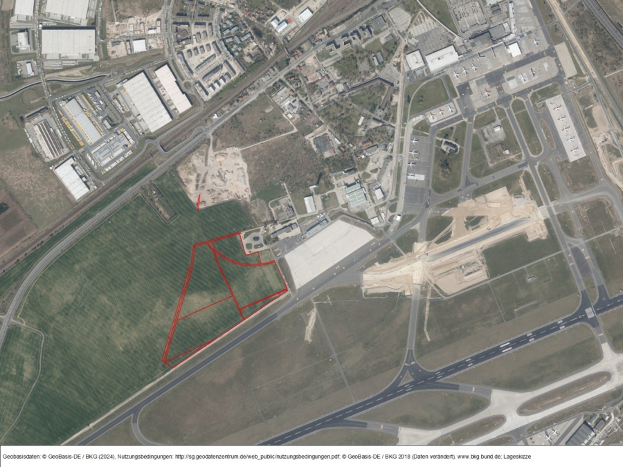 Zukünftige Gewerbeflächen am Hauptstadtflughafen BER - Bild