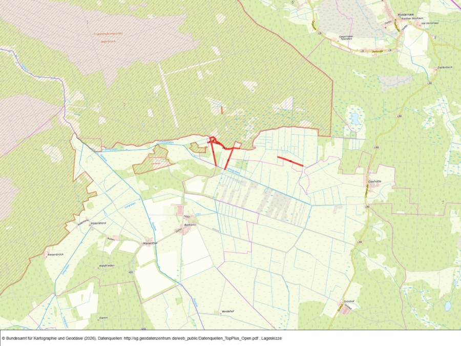 Flächen in Hintersee - Bild