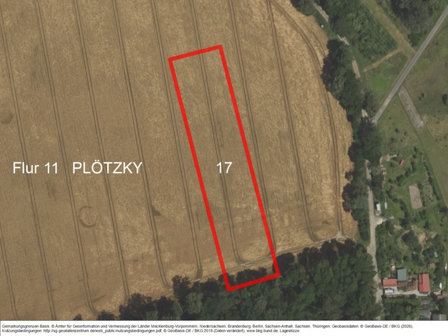 Ackerfläche bei Plötzky - Titelbild