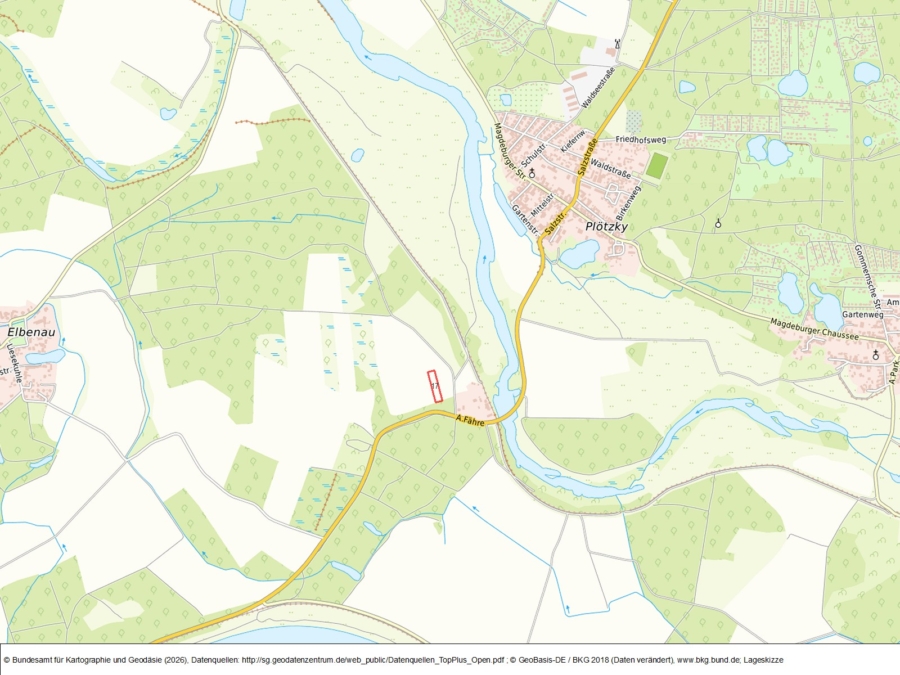 Ackerfläche bei Plötzky - Bild