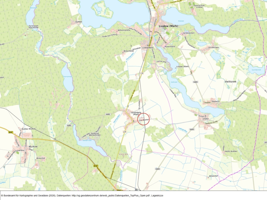 Flächen östlich von Schönberg (Mark) - Bild