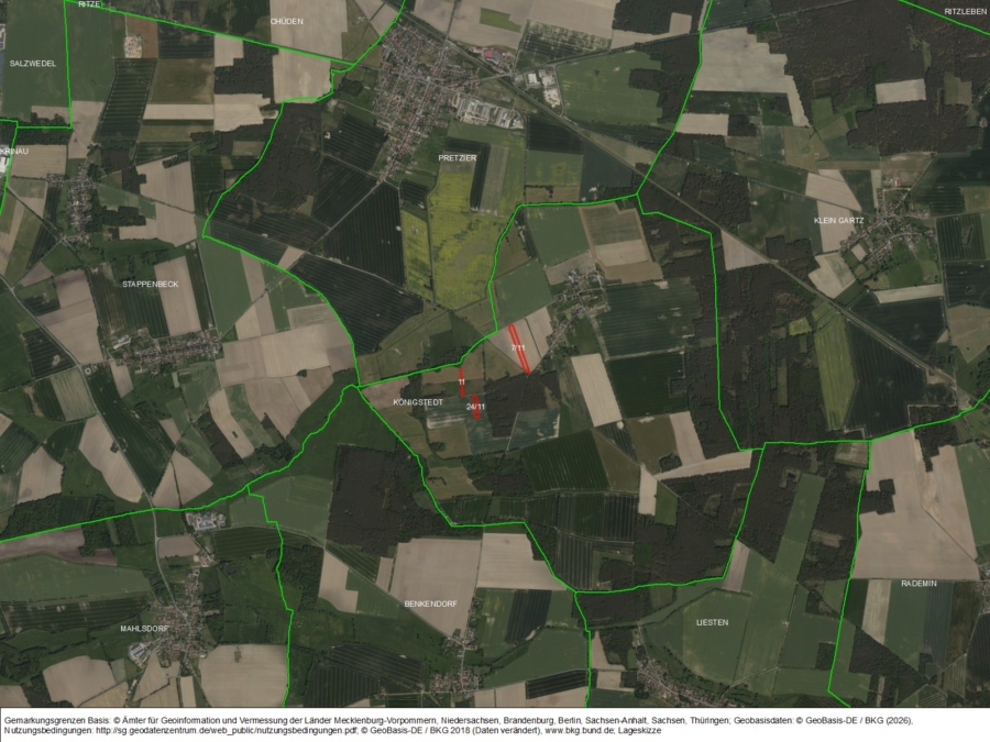 Acker bei Königstedt - Bild