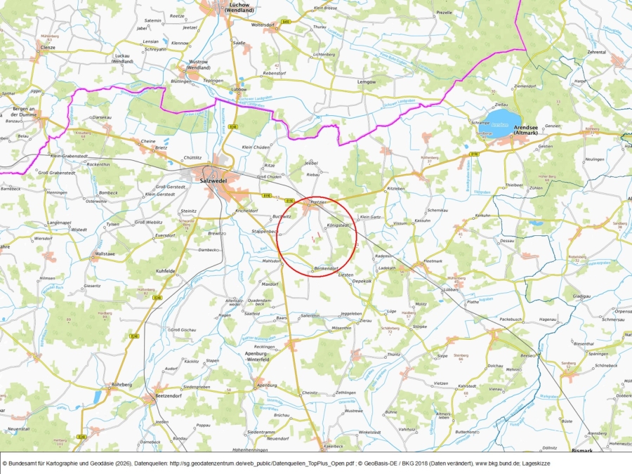 Acker bei Königstedt - Bild