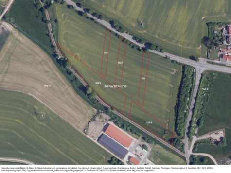 Ackerland und Grünland Bernterode, Thüringen, Eichsfeld
