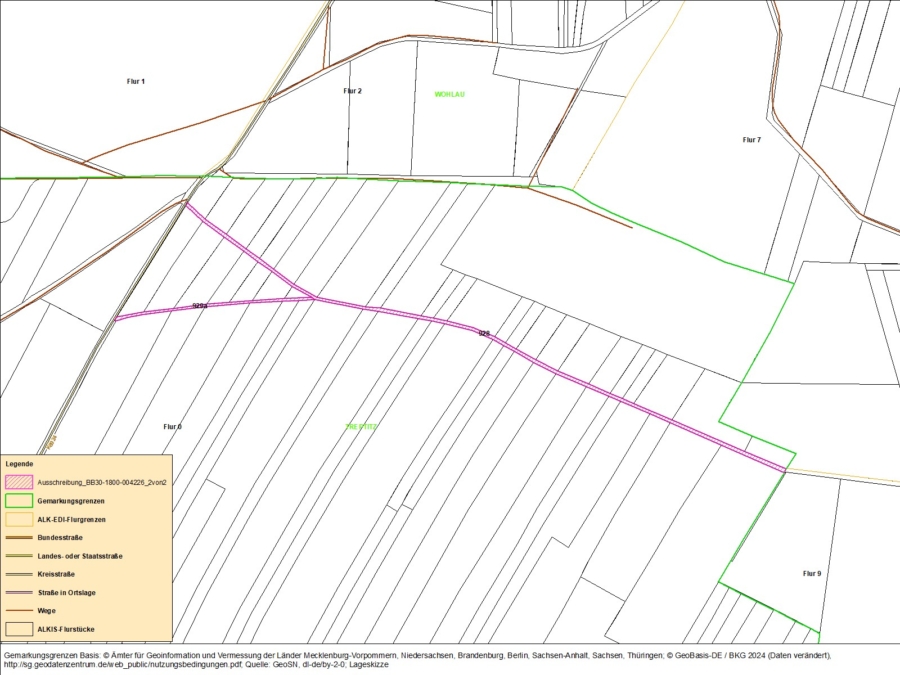 Ackerflächen in Treptitz - Bild