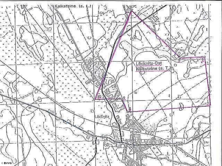 Bergwerkseigentum Löcknitz-Ost, Kalkstein - Titelbild