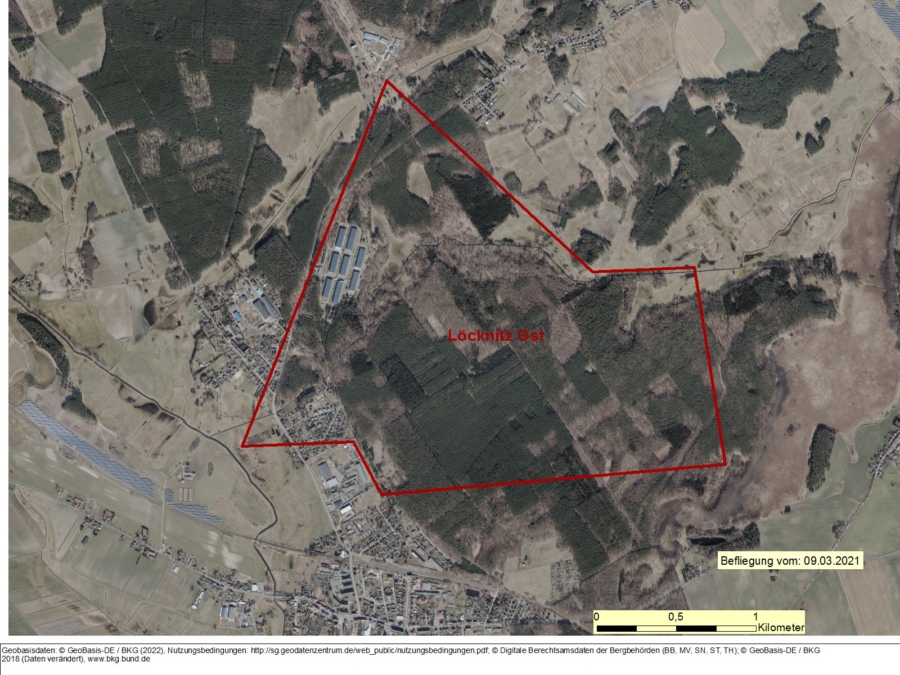 Bergwerkseigentum Löcknitz-Ost, Kalkstein - Bild
