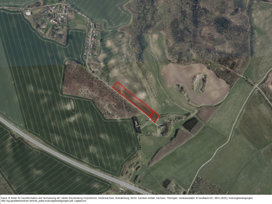 Flächen bei Luisenhof - Bild