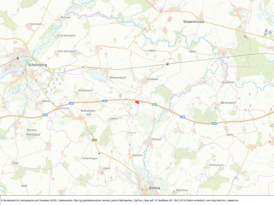 Zehmen - Flurstück an der Autobahn - Bild