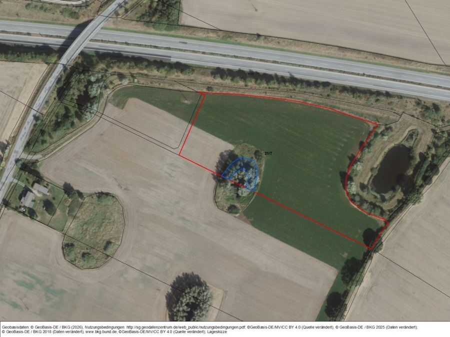 Zehmen - Flurstück an der Autobahn - Bild