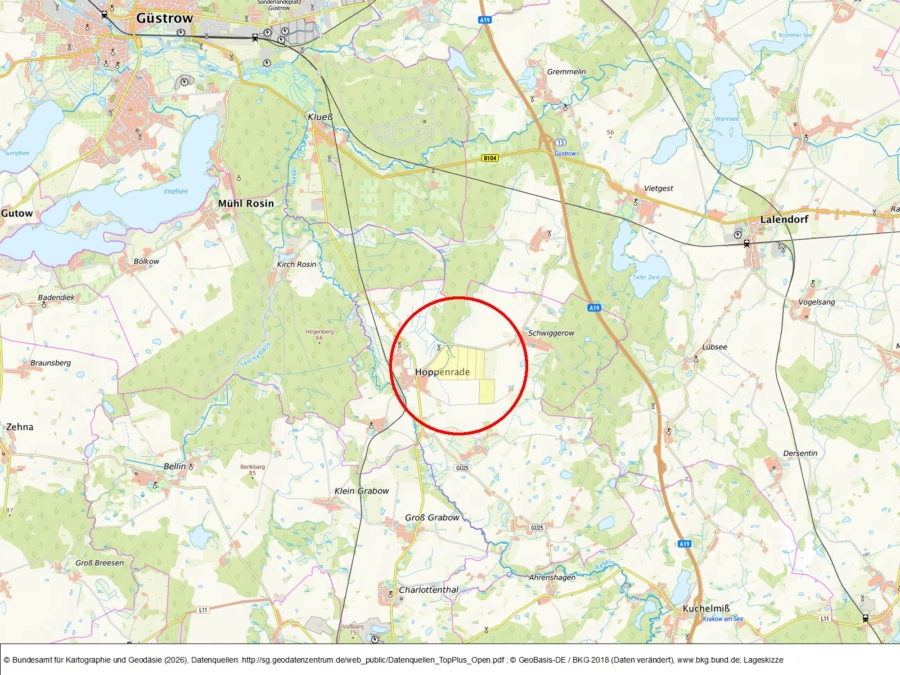 Windrechte im Vorranggebiet für WEA Hoppenrade - Bild