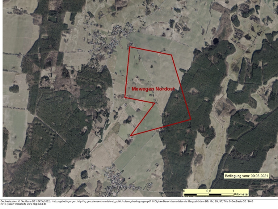 Bergwerkseigentum Mewegen Nordost, Tonrohstoffe - Bild