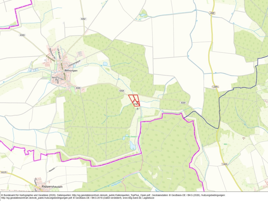 Miteigentumsanteile Grünlandfläche Behrungen - Bild