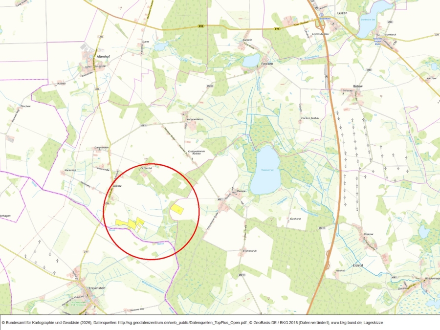Windrechte im Vorranggebiet Massow 92 - Bild