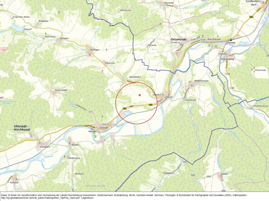 Kleinstflächen bei Beutelsdorf und Uhlstädt - Bild