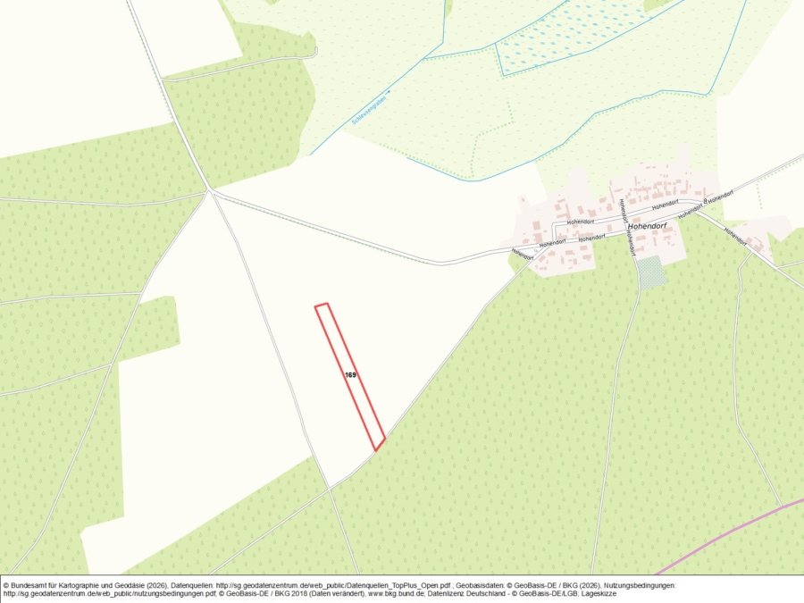 Ackerland westlich von Hohendorf - Bild