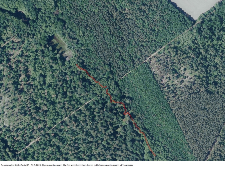 Splitterflächen in der Gemarkung Trossin - Bild