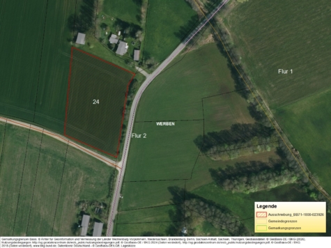 Ackerland in Werben, Brandenburg, Spree-Neiße