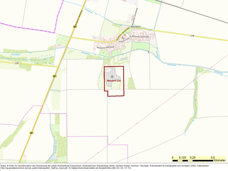 Bergwerkseigentum Reisdorf-Ost, Tonige Gesteine - Bild