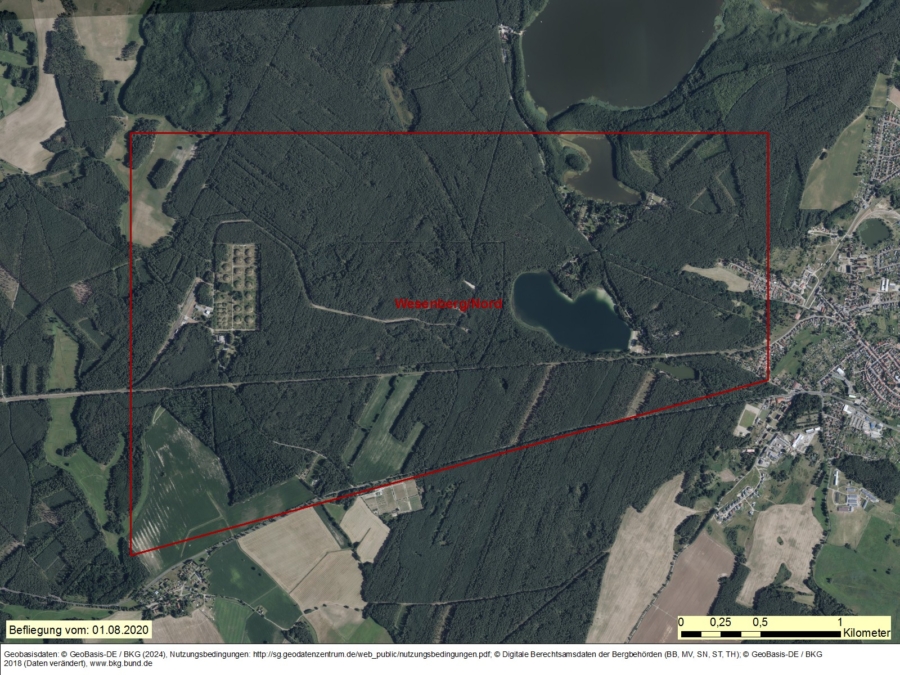 Bergwerkseigentum Wesenberg-Nord, Untergrundspeicherformation - Bild