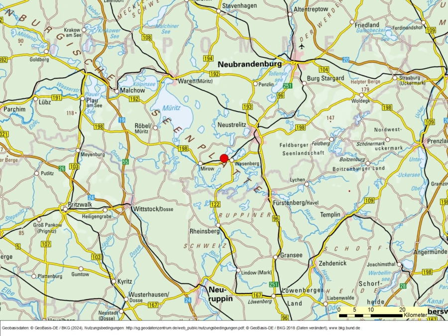 Bergwerkseigentum Wesenberg-Nord, Untergrundspeicherformation - Bild