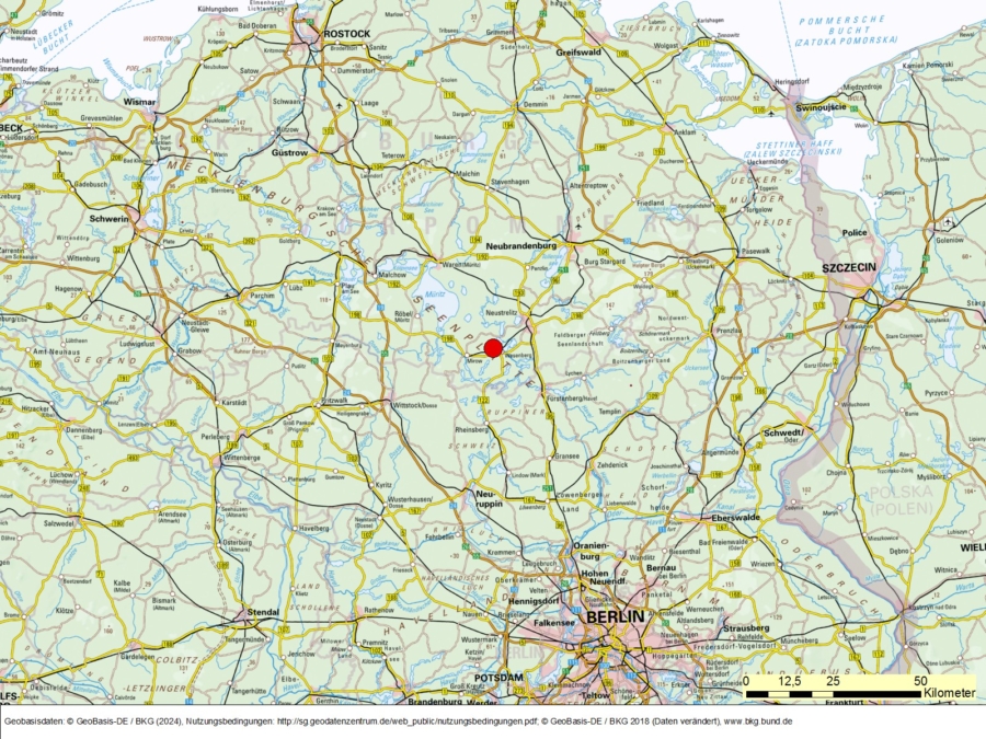 Bergwerkseigentum Wesenberg-Nord, Untergrundspeicherformation - Bild