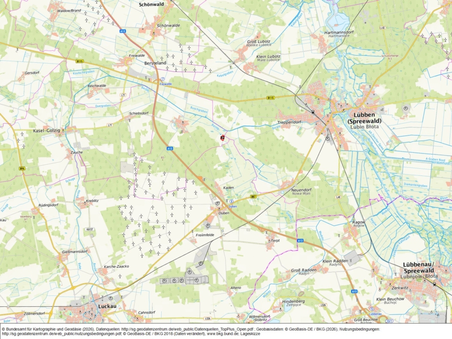 Landwirtschaftsfläche östlich von Niewitz am Kadener Kümpan - Bild
