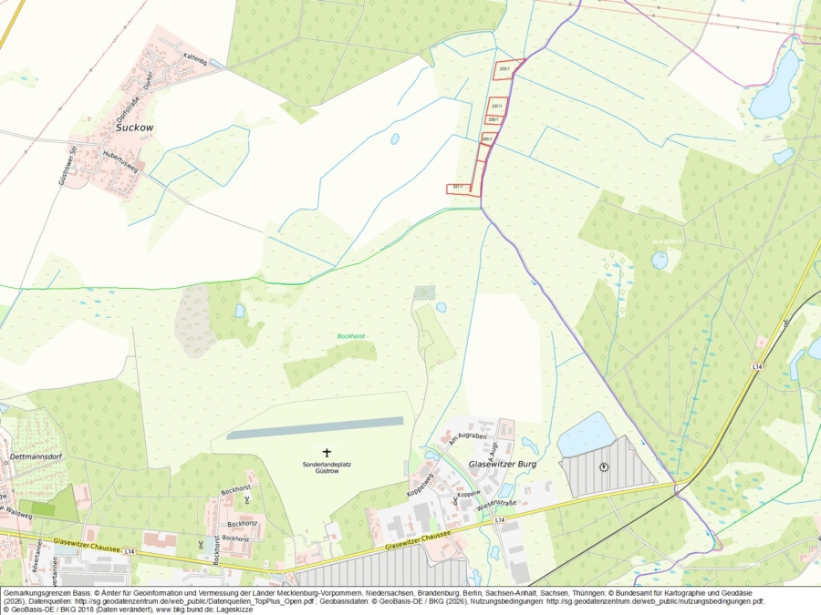 Flächen in 18273 Suckow - Bild