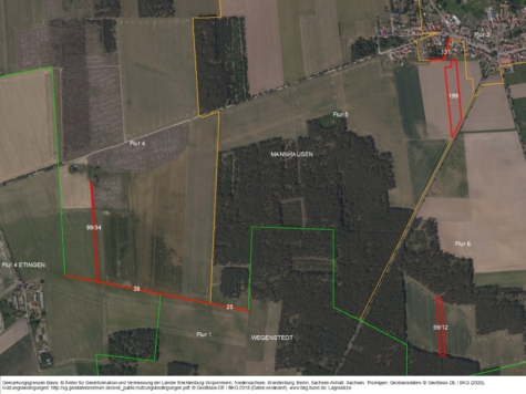 Acker bei Mannhausen, Sachsen-Anhalt, Börde