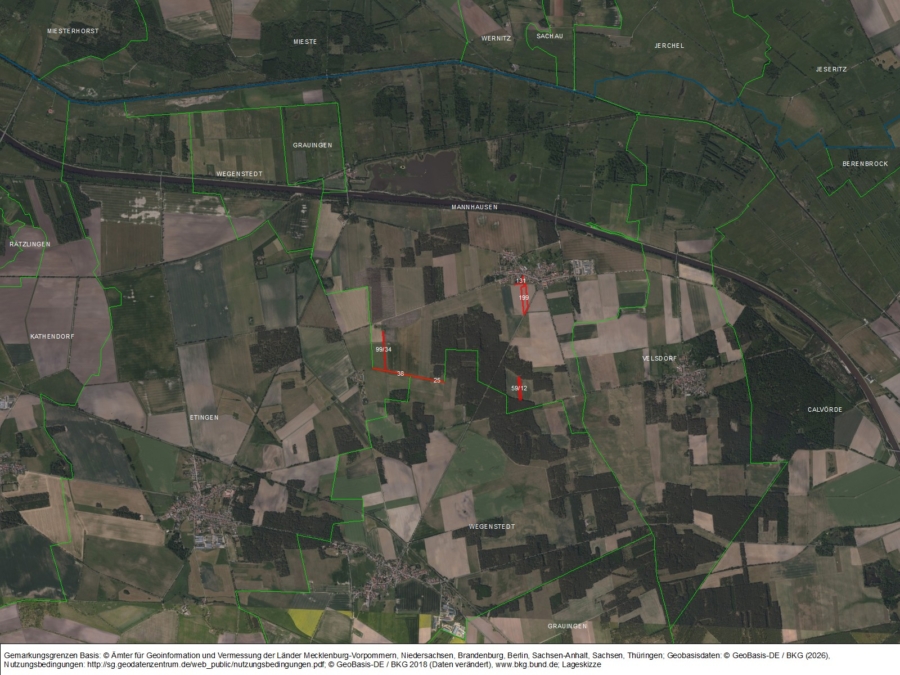 Acker bei Mannhausen - Bild