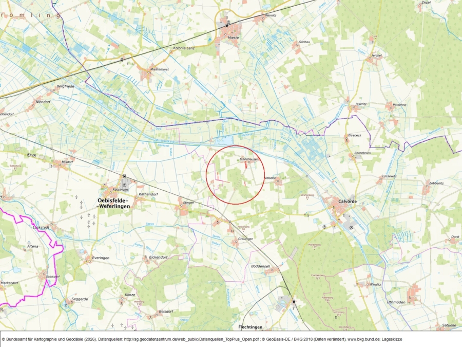Acker bei Mannhausen - Bild