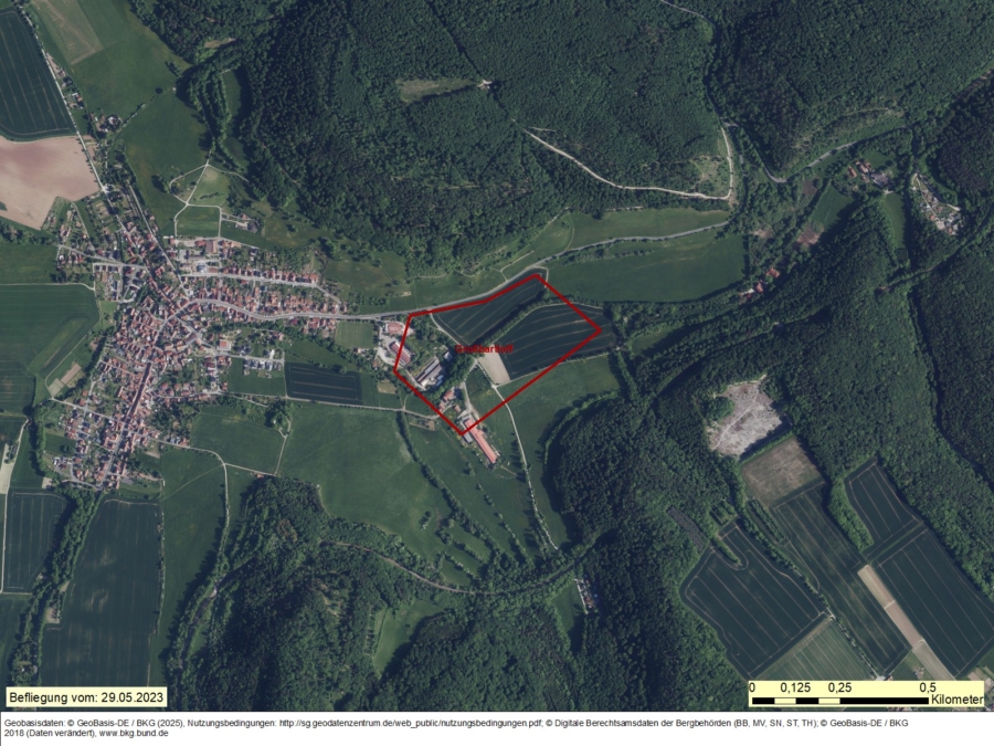 Bergwerkseigentum Großbartloff, Kalksande - Bild